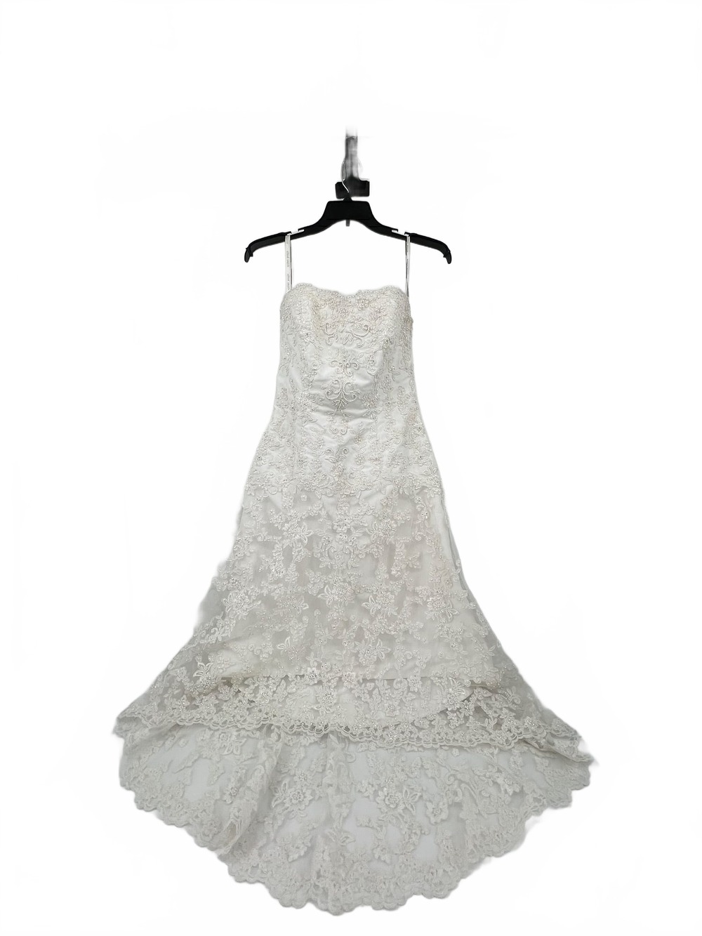 Alfred Angelo White Strapless Wedding Gown Dress | Women’s Regular Size 12